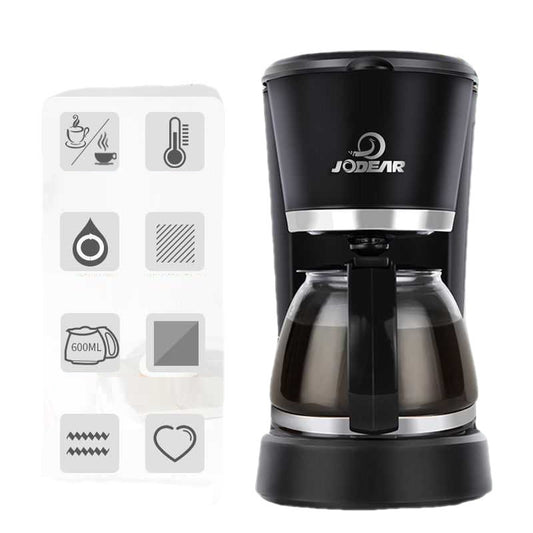 Coffee Maker Machine With Removable Filter Basket
